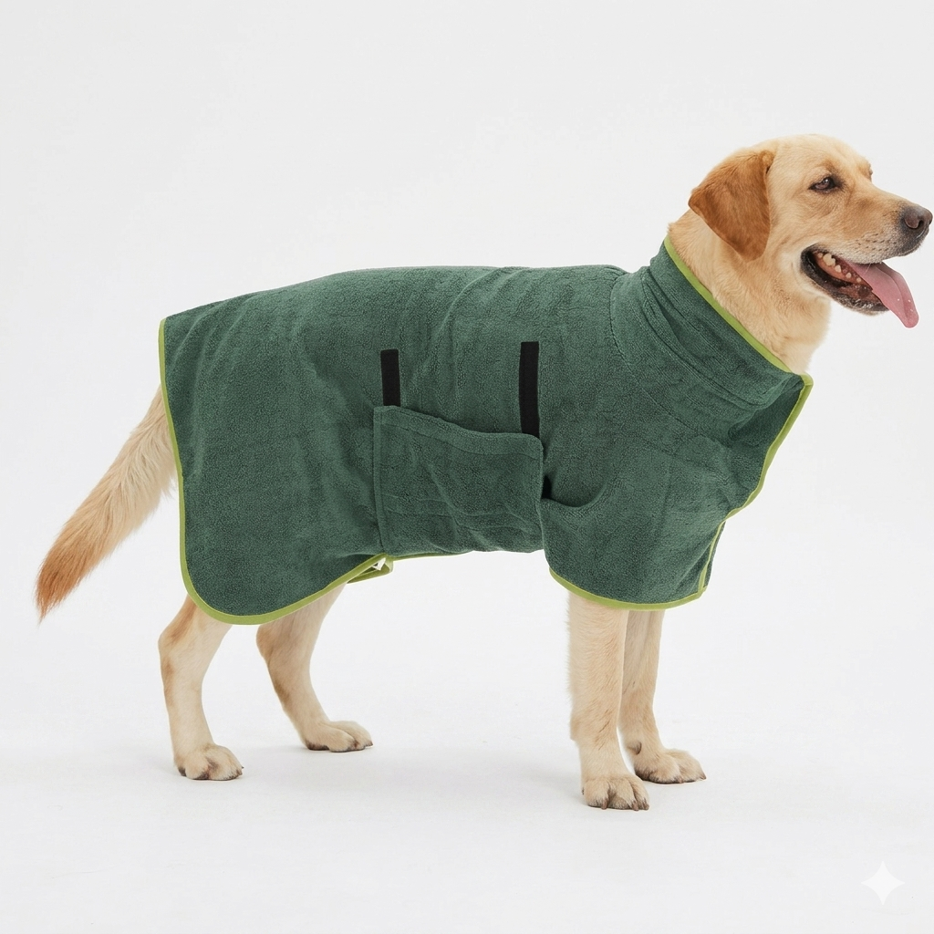 Albornoz para Mascotas de Secado Rápido