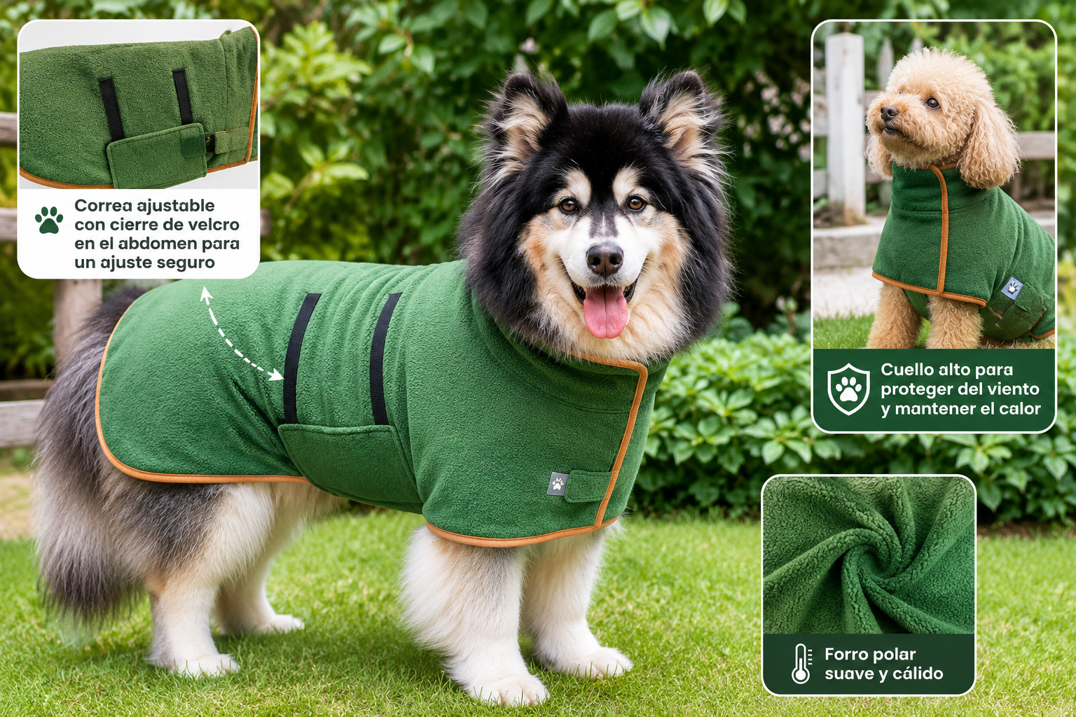 Albornoz para Mascotas de Secado Rápido